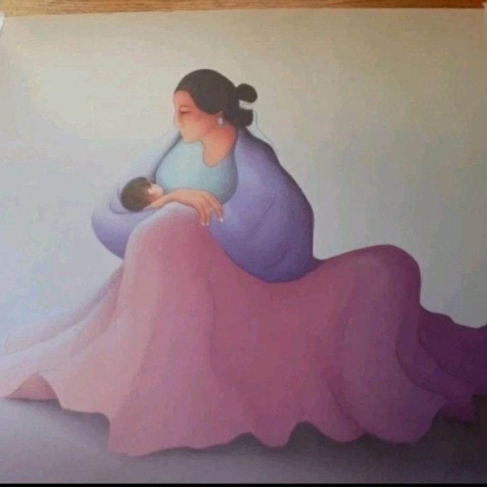 RC Gorman Origanal signed and numbered lithograph 37.75 X 29.5